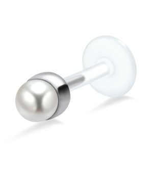 Pearly Shaped labrets Push-in LA-58